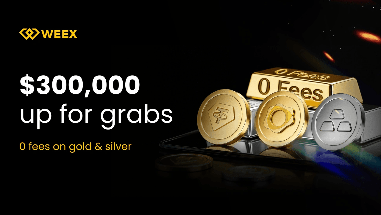 Trade Gold, Silver & Oil on WEEX: 00K Rewards and 0% Fees